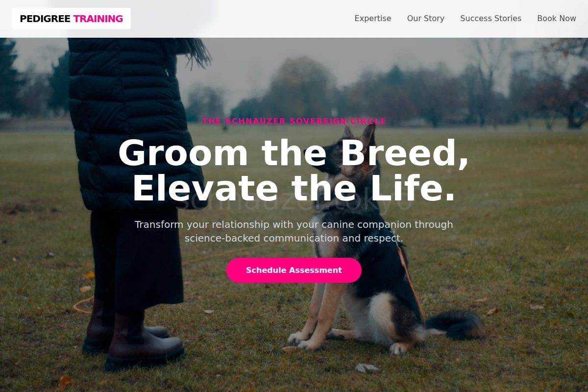 Pedigree Dog Training