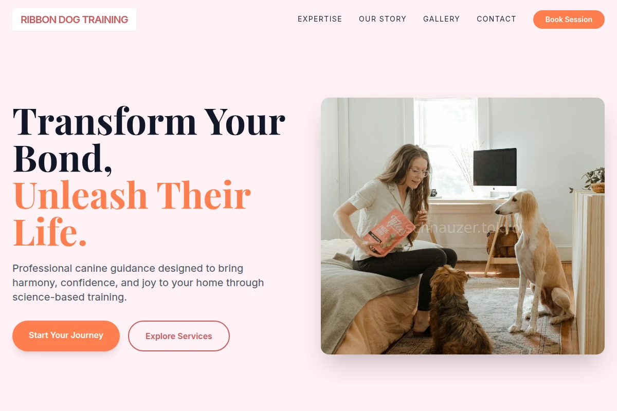 Ribbon Dog Training