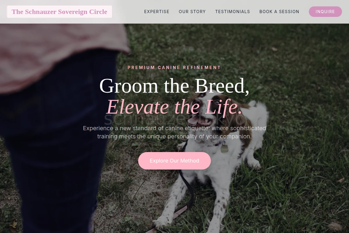 Stylist Dog Training