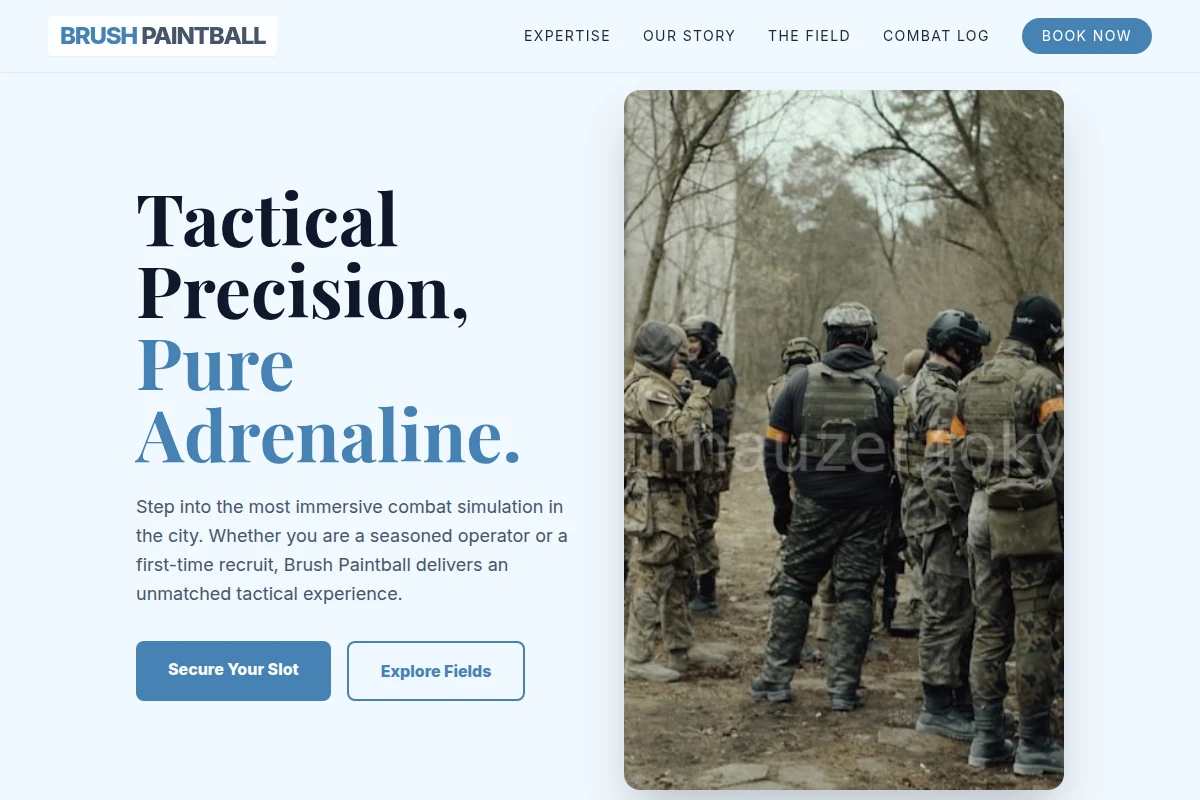 Brush Paintball
